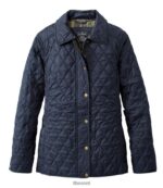 L.L.Bean vrouwen gewatteerde rijjas marine bovenkleding VT0643598