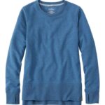 L.L.Bean vrouwen gezellig sweatshirt marineblauwe heide kleding VT0647168