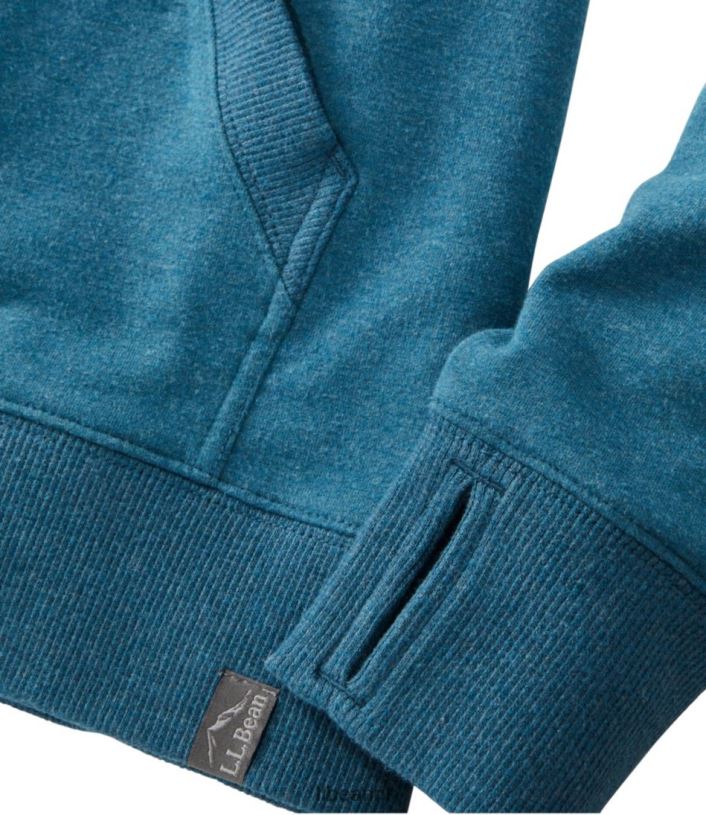 L.L.Bean vrouwen gezellige kamphoodie kleurenbalken met diepe havenheide kleding VT0646991 - Image 4