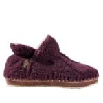 L.L.Bean vrouwen gezellige pantoffels donkere pruim schoenen VT0641000