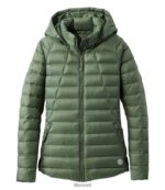 L.L.Bean vrouwen grenzeloos hybride donsjack tijm bovenkleding VT0643646