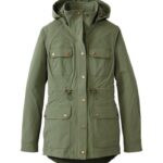 L.L.Bean vrouwen grenzeloos softshelljack diepe olijf bovenkleding VT0645086