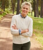 L.L.Bean vrouwen Heritage zachte katoenen visserstrui gedempte rozenheide kleding VT064514 - Image 4
