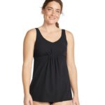 L.L.Bean vrouwen het vormgeven van badkleding zwart kleding VT064460