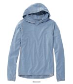 L.L.Bean vrouwen hoodie met insectenschild Baltisch blauw kleding VT0643859