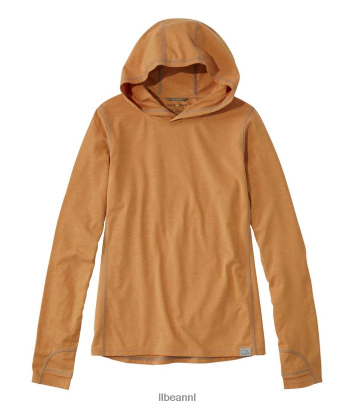 L.L.Bean vrouwen hoodie met insectenschild donker barnsteen kleding VT0645236 - Image 1