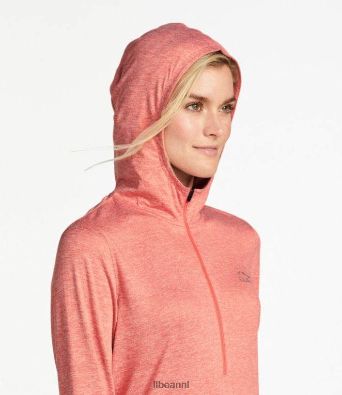 L.L.Bean vrouwen Insect Shield pro gebreide hoodie blauwe asterheide kleding VT064349 - Image 4