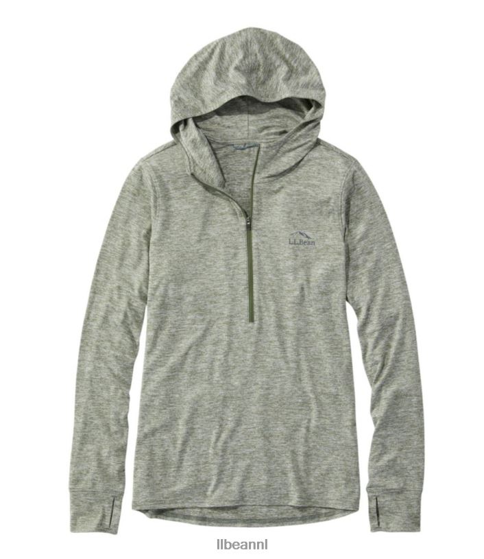 l_l_bean_vrouwen_insect_shield_pro_gebreide_hoodie_diepe_olijfheide_kleding_vt0643232.jpg L.L.Bean vrouwen Insect Shield pro gebreide hoodie diepe olijfheide kleding VT0643232 - Image 1