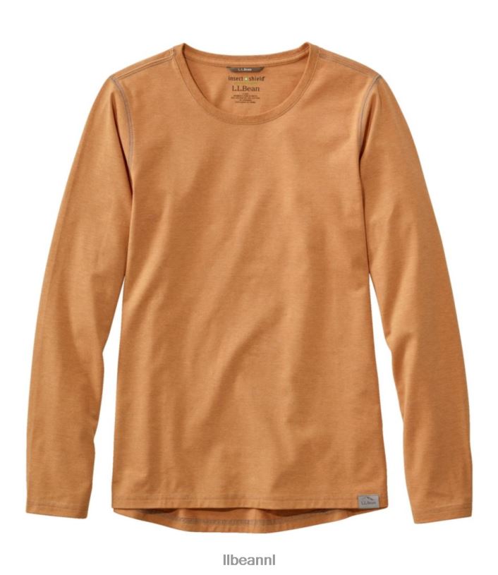 L.L.Bean vrouwen insectenschild veld-T-shirt donker barnsteen kleding VT0645224 - Image 1