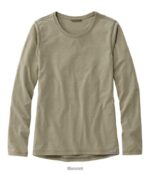 L.L.Bean vrouwen insectenschild veld-T-shirt stoffige salie kleding VT0646121
