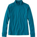 L.L.Bean vrouwen interlock-coltrui diep turkoois kleding VT0646994