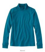 L.L.Bean vrouwen interlock-coltrui diep turkoois kleding VT0646994