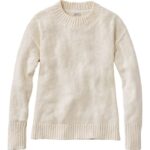 L.L.Bean vrouwen katoenen ragg-trui room kleding VT0645722