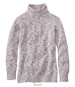 L.L.Bean vrouwen katoenen ragg-trui surfblauwe ruimteverf kleding VT0643535