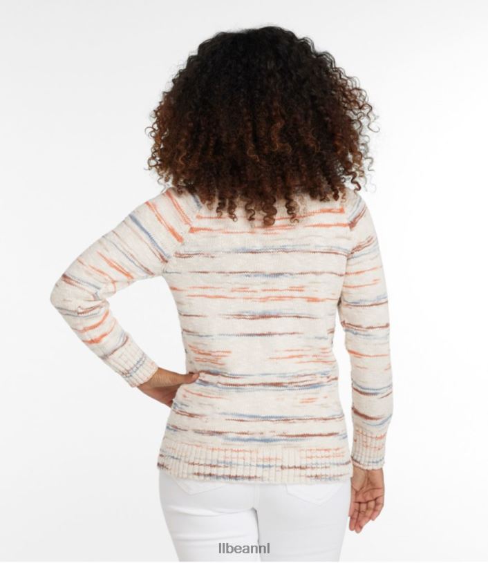 L.L.Bean vrouwen katoenen ragg-trui surfblauwe ruimteverf kleding VT0643535 - Image 3