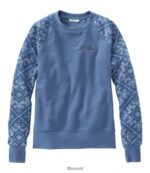 L.L.Bean vrouwen kenmerkend erfgoedsweatshirt maanlicht blauw kleding VT064592