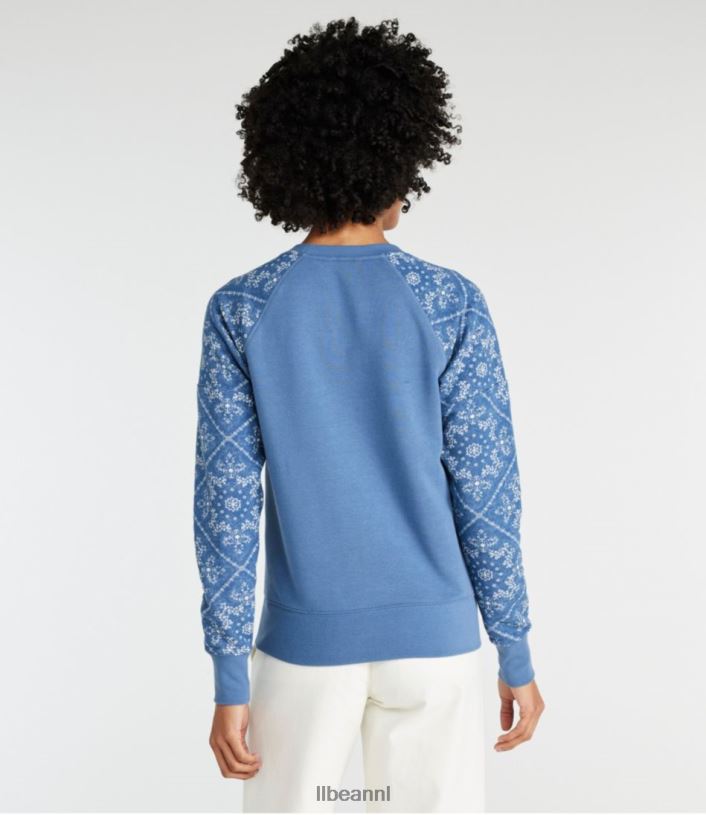 L.L.Bean vrouwen kenmerkend erfgoedsweatshirt maanlicht blauw kleding VT064592 - Image 3