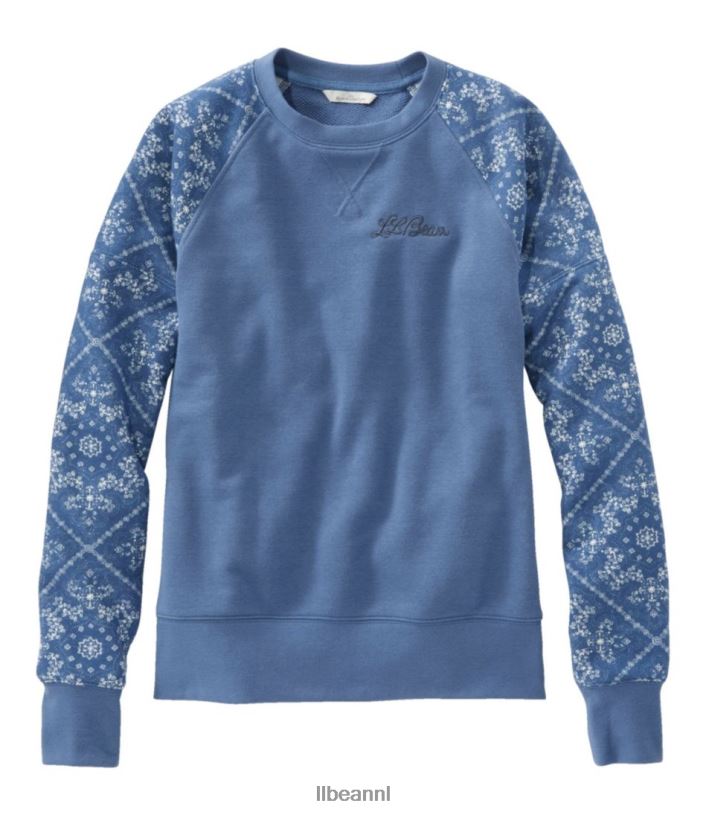 L.L.Bean vrouwen kenmerkend erfgoedsweatshirt maanlicht blauw kleding VT064592 - Image 1