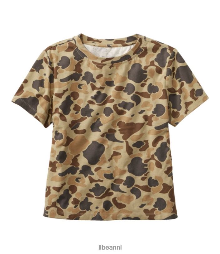 l_l_bean_vrouwen_kenmerkend_rangeley_katoenen_t_shirt_bleke_olijfkleurige_camouflage_kleding_vt0646532.jpg L.L.Bean vrouwen kenmerkend Rangeley katoenen T-shirt bleke olijfkleurige camouflage kleding VT0646532 - Image 1