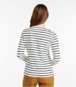L.L.Bean vrouwen kenmerkend Rangeley katoenen T-shirt marine schilderachtig kleding VT0646643 - Image 3