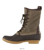 L.L.Bean vrouwen kenmerkende jachtschoen van gewaxt canvas zwart schoenen VT0641195 - Image 2