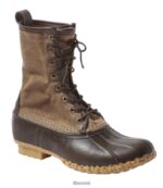 L.L.Bean vrouwen kenmerkende jachtschoen van gewaxt canvas zwart schoenen VT0641195 - Image 6