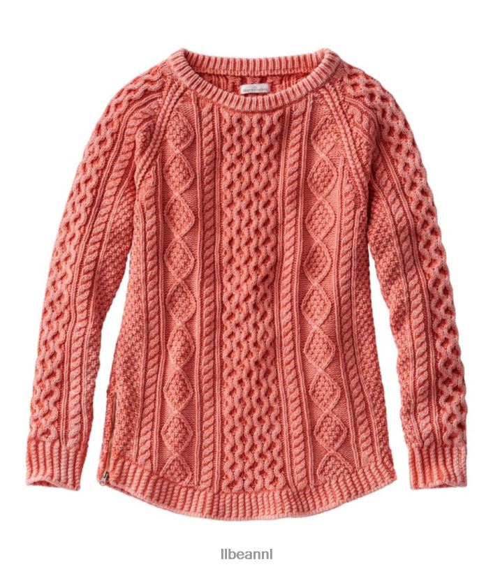 l_l_bean_vrouwen_kenmerkende_katoenen_visserstuniektrui_roze_grapefruit_gewassen_kleding_vt064586.jpg L.L.Bean vrouwen kenmerkende katoenen visserstuniektrui roze grapefruit gewassen kleding VT064586 - Image 1