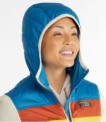 L.L.Bean vrouwen klassiek berg pufferjack met capuchon marineblauw/natuur bovenkleding VT0643628 - Image 4