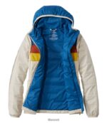 L.L.Bean vrouwen klassiek berg pufferjack met capuchon marineblauw/natuur bovenkleding VT0643628 - Image 5