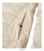 L.L.Bean vrouwen klassiek berg pufferjack met capuchon marineblauw/natuur bovenkleding VT0643628 - Image 6