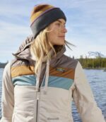 L.L.Bean vrouwen klassiek berg pufferjack met capuchon marineblauw/natuur bovenkleding VT0643628 - Image 7