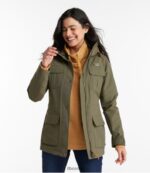 L.L.Bean vrouwen Klassiek waterbestendig bergjack kelp groen bovenkleding VT0646025 - Image 2
