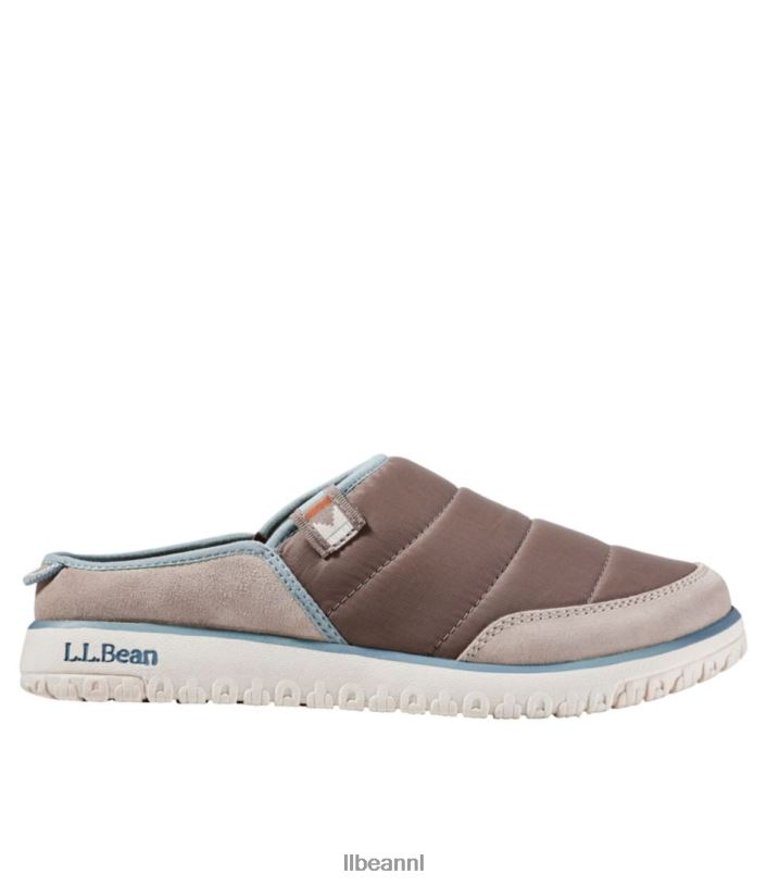 L.L.Bean vrouwen klassieke gewatteerde bergdia's grijs berken/taupe bruin schoenen VT0645194 - Image 1