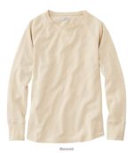 L.L.Bean vrouwen krimpvrij mini-wafel T-shirt natuurlijk kleding VT0646607