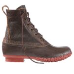 L.L.Bean vrouwen laarzen donkerbruin/baksteenrood schoenen VT0641162