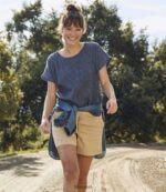 L.L.Bean vrouwen lakewashed dockshort marine kleding VT0644768 - Image 6