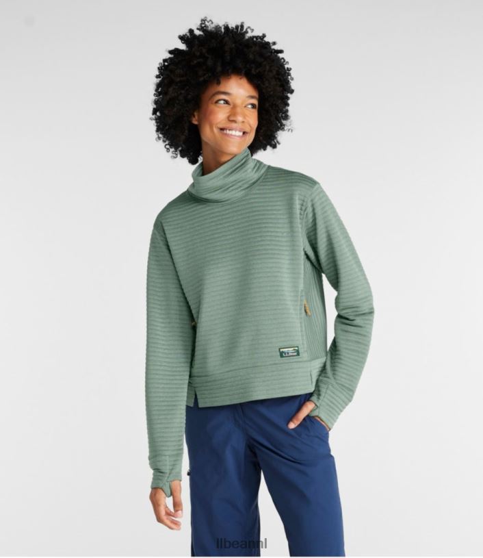 L.L.Bean vrouwen luchtlicht trui malibu blauwe heide kleding VT0646592 - Image 2