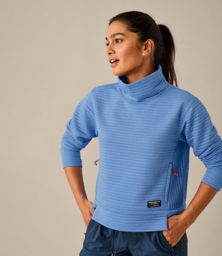 L.L.Bean vrouwen luchtlicht trui malibu blauwe heide kleding VT0646592 - Image 6