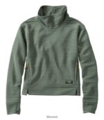 L.L.Bean vrouwen luchtlicht trui zeegroene heide kleding VT0645908