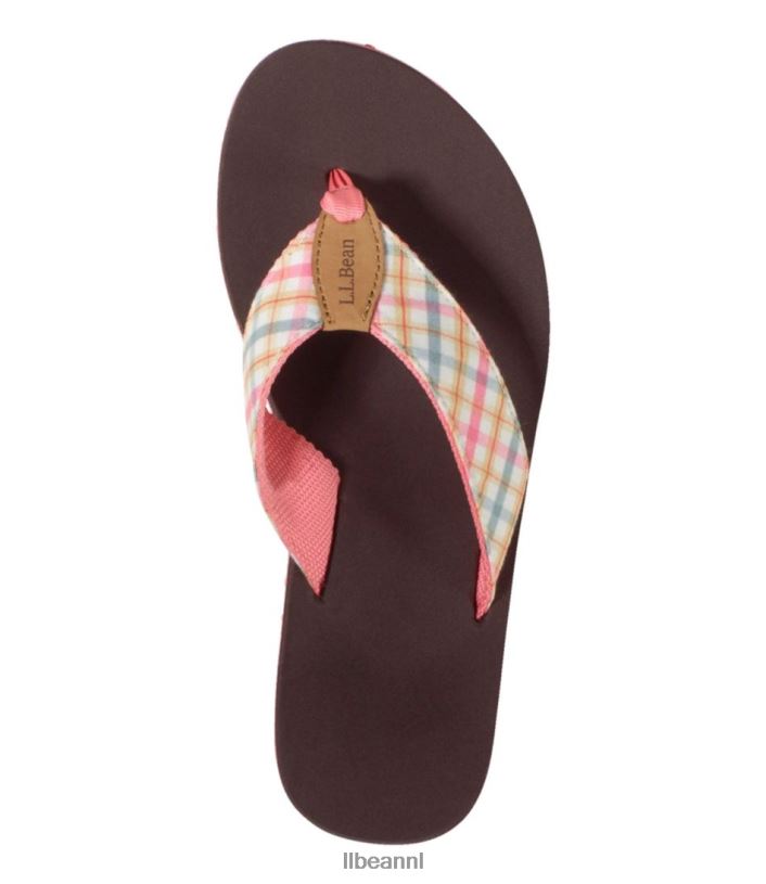 L.L.Bean vrouwen Maine Isle-slippers donkerste marine/witte stip schoenen VT0645167 - Image 4
