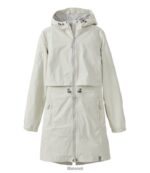L.L.Bean vrouwen meridiaan regenjas zilver berk bovenkleding VT0646034