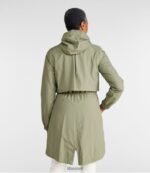 L.L.Bean vrouwen meridiaan regenjas zilver berk bovenkleding VT0646034 - Image 3