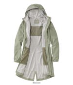 L.L.Bean vrouwen meridiaan regenjas zilver berk bovenkleding VT0646034 - Image 5