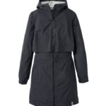 L.L.Bean vrouwen meridiaan regenjas zwart bovenkleding VT0645077