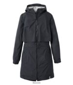 L.L.Bean vrouwen meridiaan regenjas zwart bovenkleding VT0645077