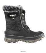 L.L.Bean vrouwen moerassen arcata gebreide laarzen zwart multi schoenen VT0641171
