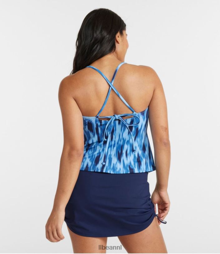 L.L.Bean vrouwen nieuwe stromingen badkleding donkerste marineblauwe vlekcamouflage kleding VT0645866 - Image 2