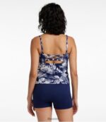 L.L.Bean vrouwen nieuwe stromingen badkleding iris mauve vlekcamouflage kleding VT0645860 - Image 2