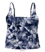 L.L.Bean vrouwen nieuwe stromingen badkleding iris mauve vlekcamouflage kleding VT0645860 - Image 3