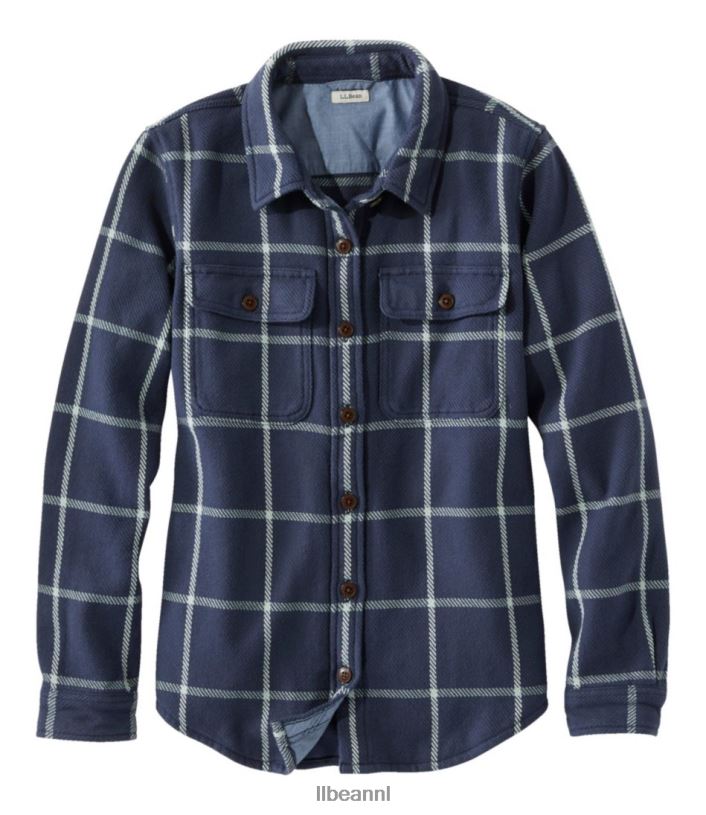 L.L.Bean vrouwen Overhemd uit 1912 echt blauw kleding VT0645704 - Image 1
